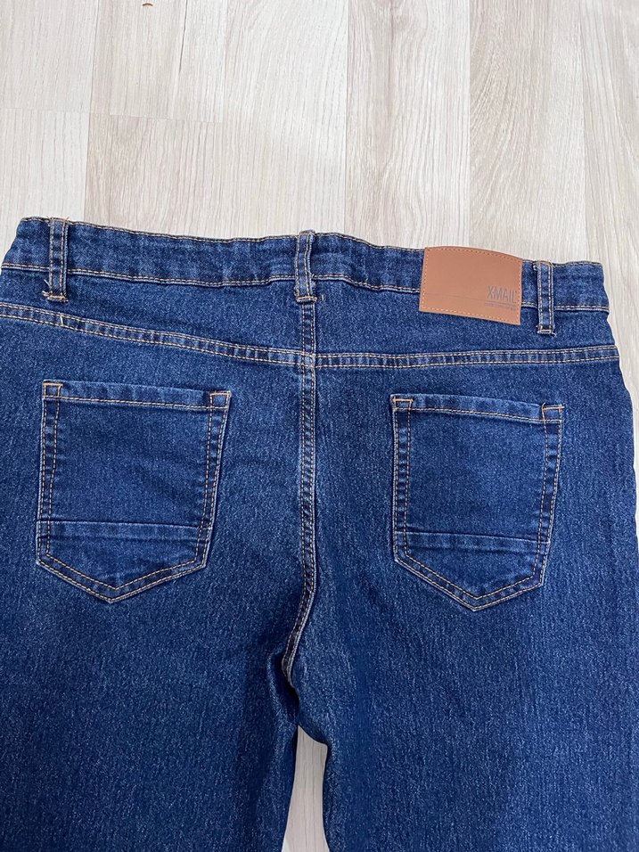 Kadın erkek Denim Kemerli Sokak Stili Jean - Görsel 5