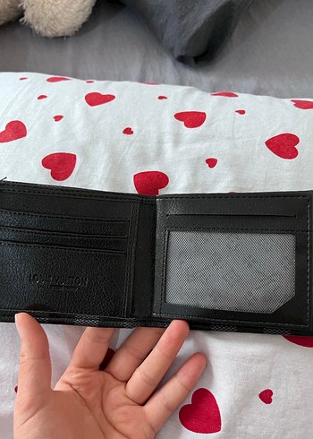 Siyah Kareli Erkek Cüzdan - Görsel 2