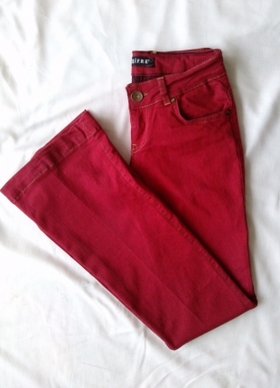 ispanyol kırmızı pantolon