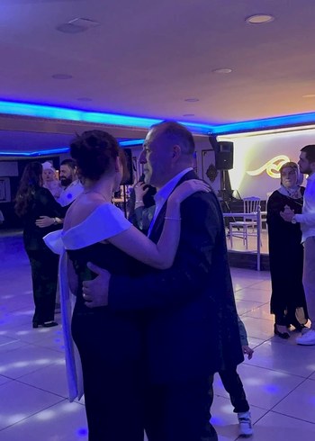 siyah Madonna yaka elbise - Görsel 3