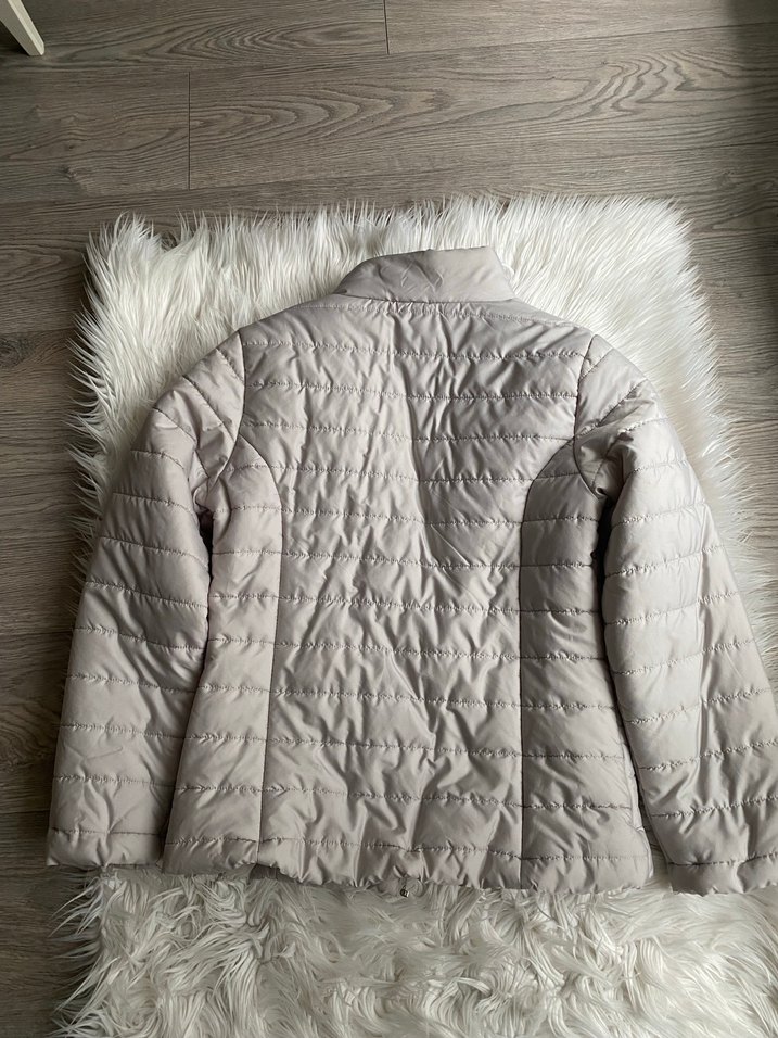 Gri Midi Boy Kadın Mont - Görsel 3