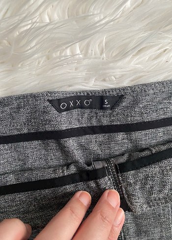 Gri Yünlü Fermuarlı Mini Etek - Görsel 2