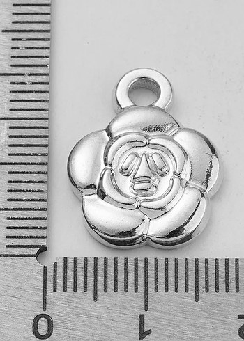 Gül model kolye ucu charm - Görsel 2