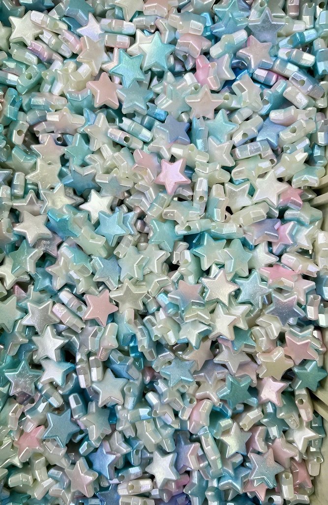 Ebruli yıldız boncuk - Görsel 2