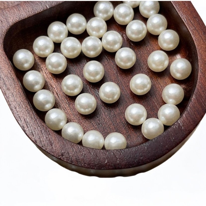 8 mm kaplamalı deliksiz inci - Görsel 3