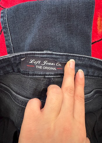 Loft Jeans Co Koyu Gri Denim Jean