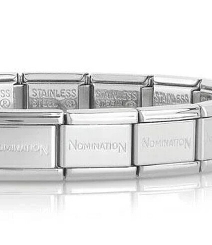 Çelik yazılı nomi bileklik - Görsel 2