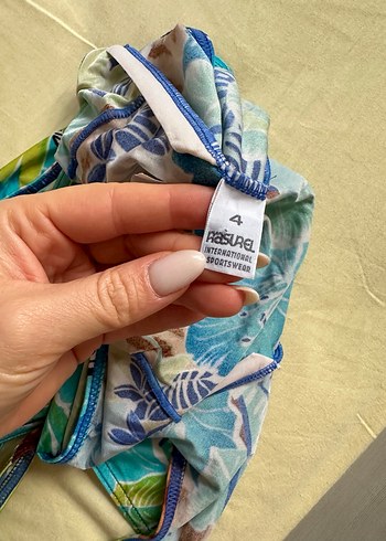 Bohem Çok Renkli Drapeli Mini Mayo - Görsel 3