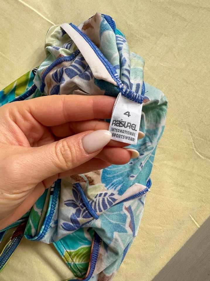 Bohem Çok Renkli Drapeli Mini Mayo - Görsel 3