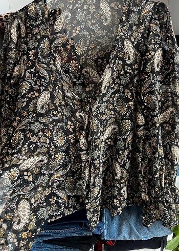 Bohem mango Bluz - Görsel 3