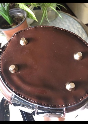 Vintage deri çanta - Görsel 4