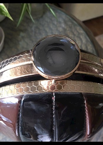 Vintage deri çanta - Görsel 3