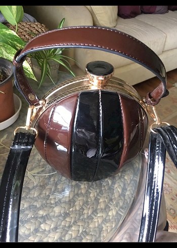 Vintage deri çanta - Görsel 2