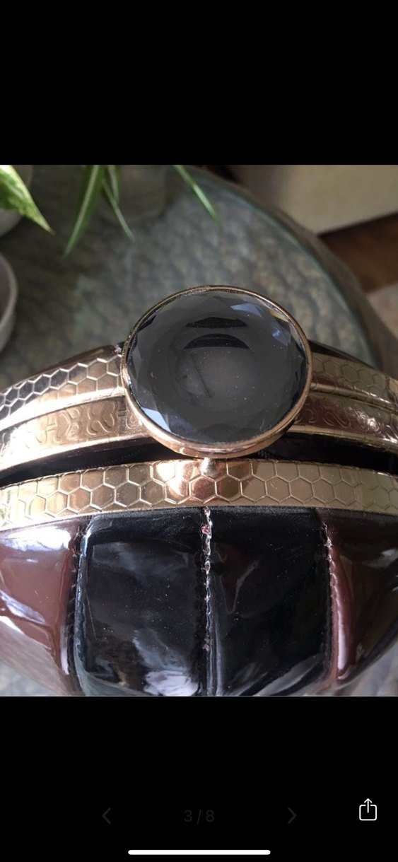 Vintage deri çanta - Görsel 3