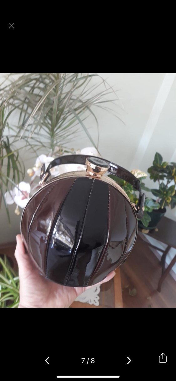 Vintage deri çanta - Görsel 5