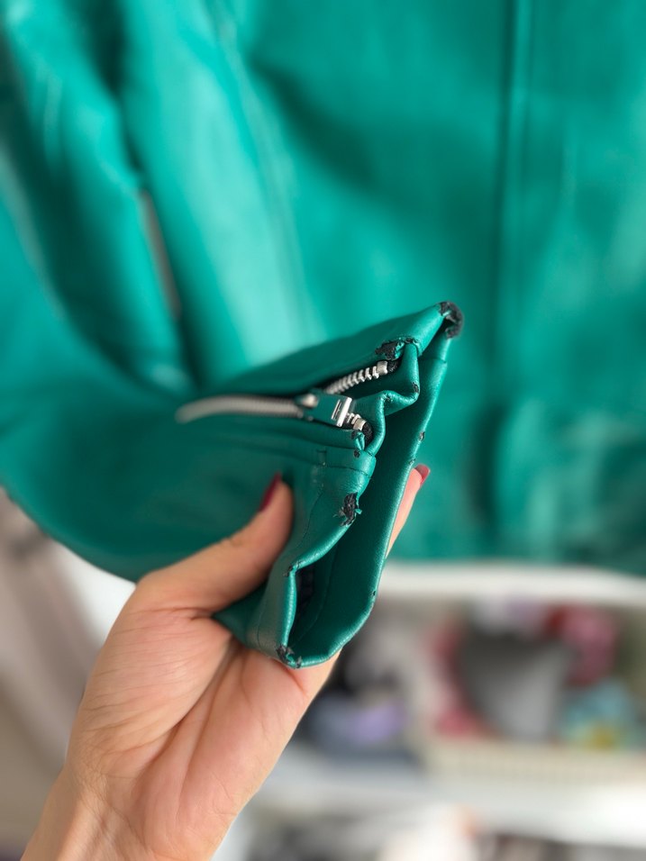 Mango Biker Deri Ceket - Görsel 5