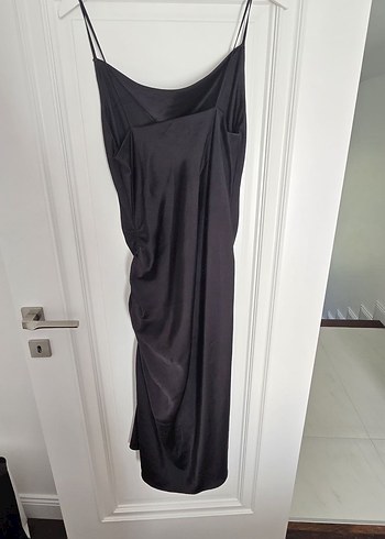 Zara Siyah Drapeli Elbise - Görsel 2