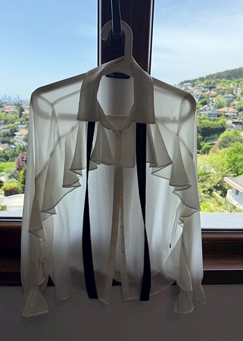 Zara şifon gömlek - Görsel 2