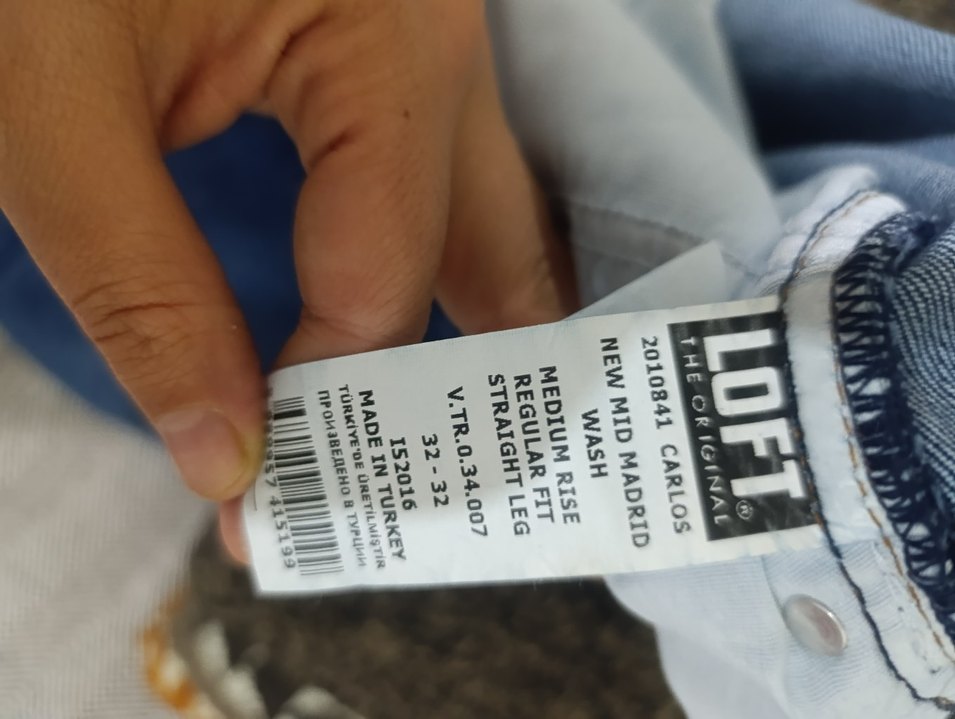 Erkek Mavi Regular Fit Denim Pantolon - Görsel 3