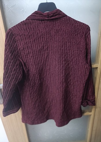 Bordo Balıkçı Yaka Kadın Kazak - Görsel 2