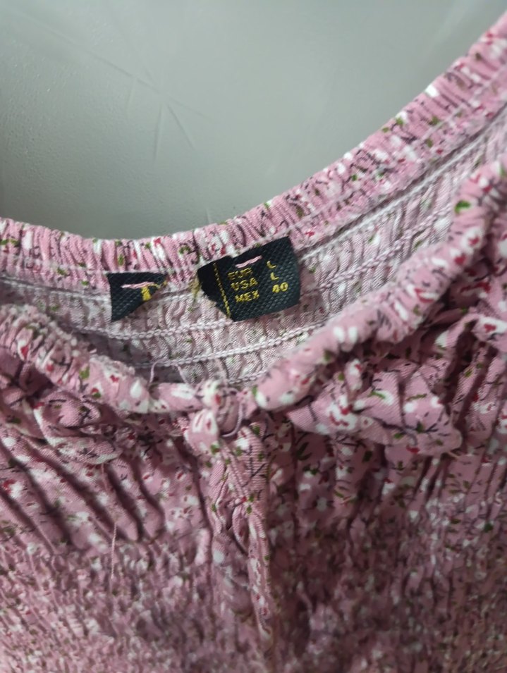 Pembe Bağcıklı Bohem Midi Elbise - Görsel 4