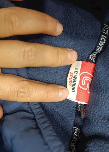 Erkek Mavi Street Wear Fermuarlı Ceket - Görsel 3