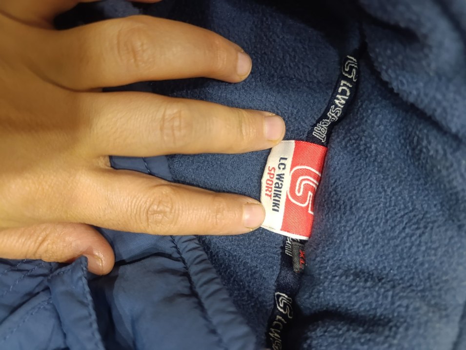 Erkek Mavi Street Wear Fermuarlı Ceket - Görsel 3