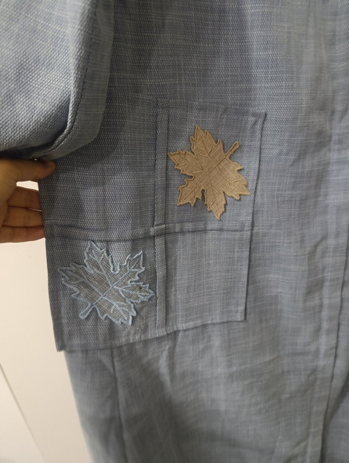 Nakışlı Uzun Bohem Kadın Elbisesi - Görsel 4