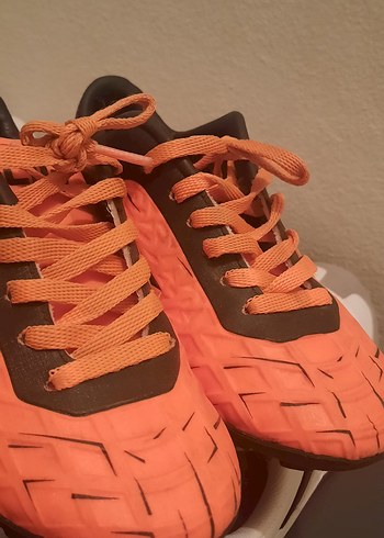 32 Beden Turuncu Erkek Futbol Ayakkabısı Velcro Bağcıklı