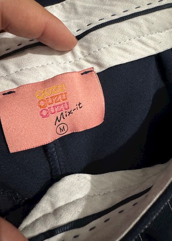 Çizgili, Kemerli, Kolsuz Kadın Blazer - Görsel 8