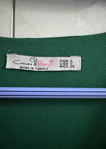 Uzun Kollu V Yaka Fırfırlı Yeşil Elbise - Görsel 5