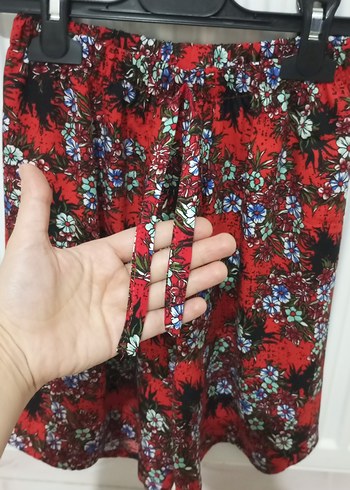 Bağcıklı kız çocuk şort Etek - Görsel 2