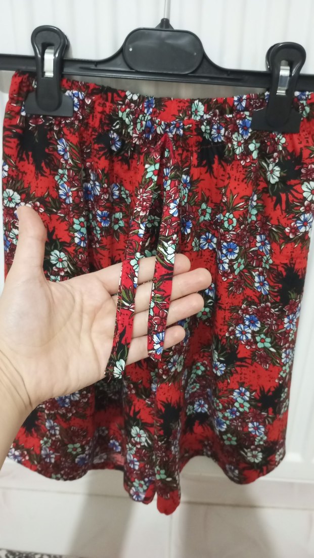 Bağcıklı kız çocuk şort Etek - Görsel 2