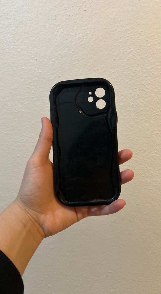 Parlak Siyah Gotik Telefon Kılıfı - Görsel 2