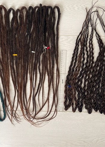 Kahverengi Örgülü Bohem Saç Aksesuarı - Görsel 5