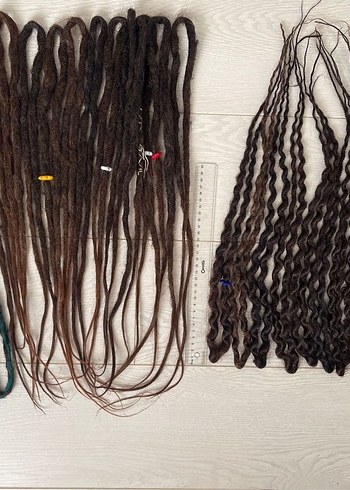 Kahverengi Örgülü Bohem Saç Aksesuarı - Görsel 4