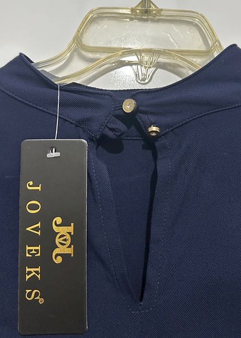 Kadın Lacivert Uzun Kollu Salaş Tunik - Görsel 6