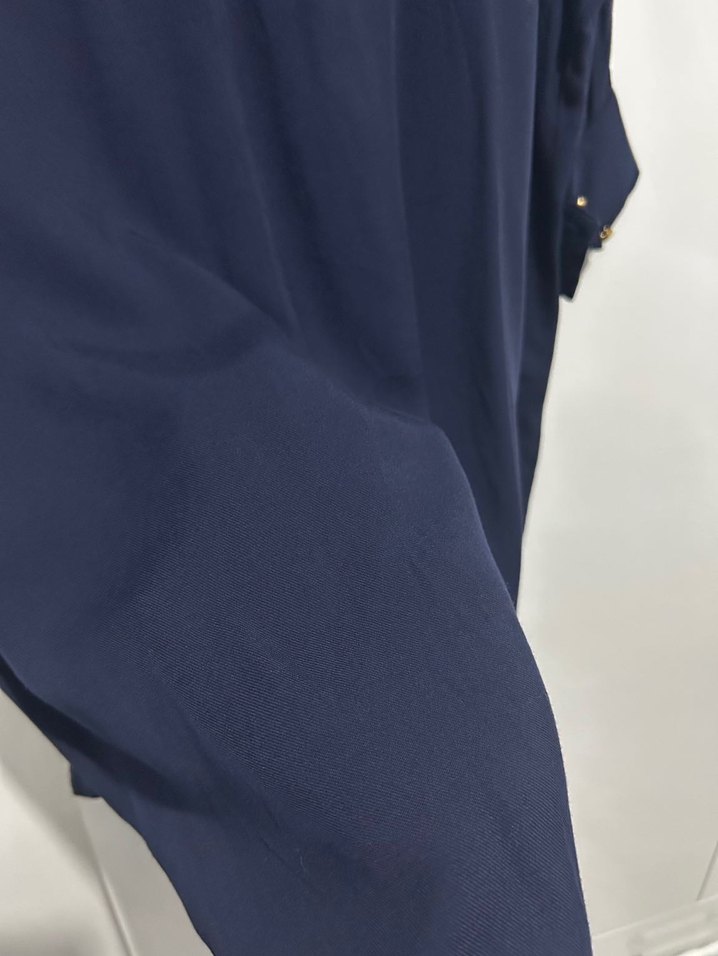 Kadın Lacivert Uzun Kollu Salaş Tunik - Görsel 5