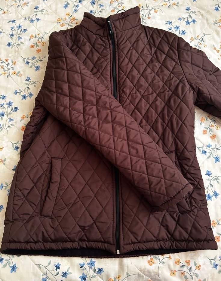 Unisex Kahverengi Fermuarlı Mont - Görsel 2