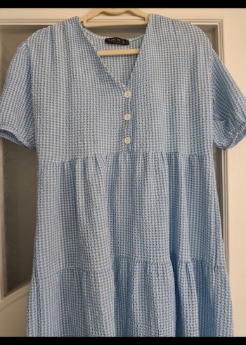 deniz kızı marka pötikare elbise - Görsel 3