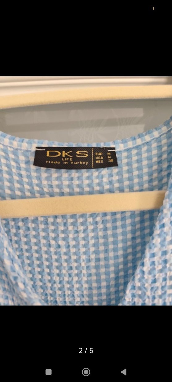 deniz kızı marka pötikare elbise - Görsel 2