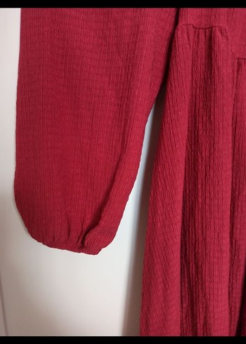 Lcw kare yaka dokulu hamile elbisesi - Görsel 4