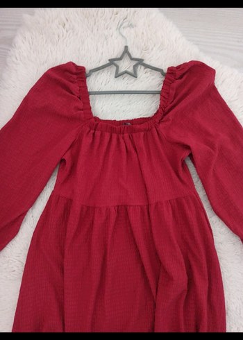 Lcw kare yaka dokulu hamile elbisesi - Görsel 2