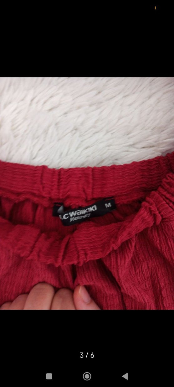 Lcw kare yaka dokulu hamile elbisesi - Görsel 3