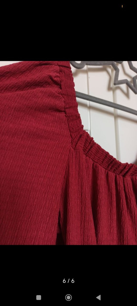 Lcw kare yaka dokulu hamile elbisesi - Görsel 5