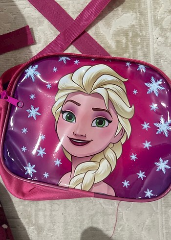 Mor ve Pembe Çocuk Okul Çantası - Görsel 3