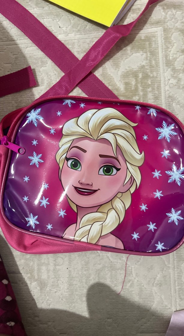 Mor ve Pembe Çocuk Okul Çantası - Görsel 3