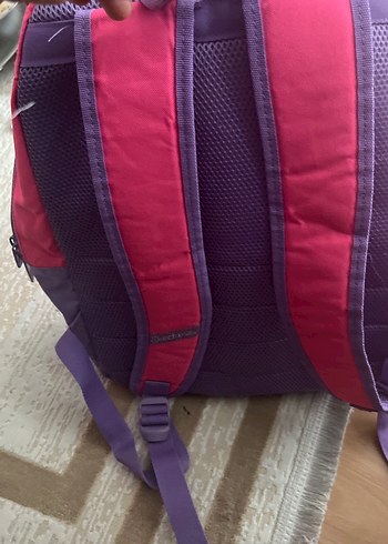 Fermuarlı Pembe Kadın Sırt Çantası - Görsel 3