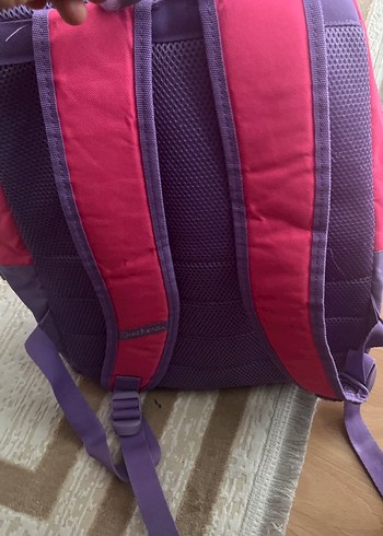 Fermuarlı Pembe Kadın Sırt Çantası - Görsel 4