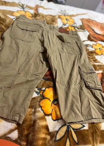 Kahverengi Kamuflaj Kemerli Erkek Şort - Görsel 4